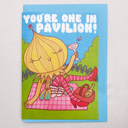 One in Pavilion Brighton Valentines Day Greetings Card
