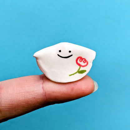 Teeny Tiny Ceramic Ghosts