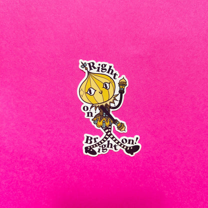 Right On, Brighton! Pavvy The Pavilion Girl - Vinyl Sticker - Wholesale Case of 6 Units