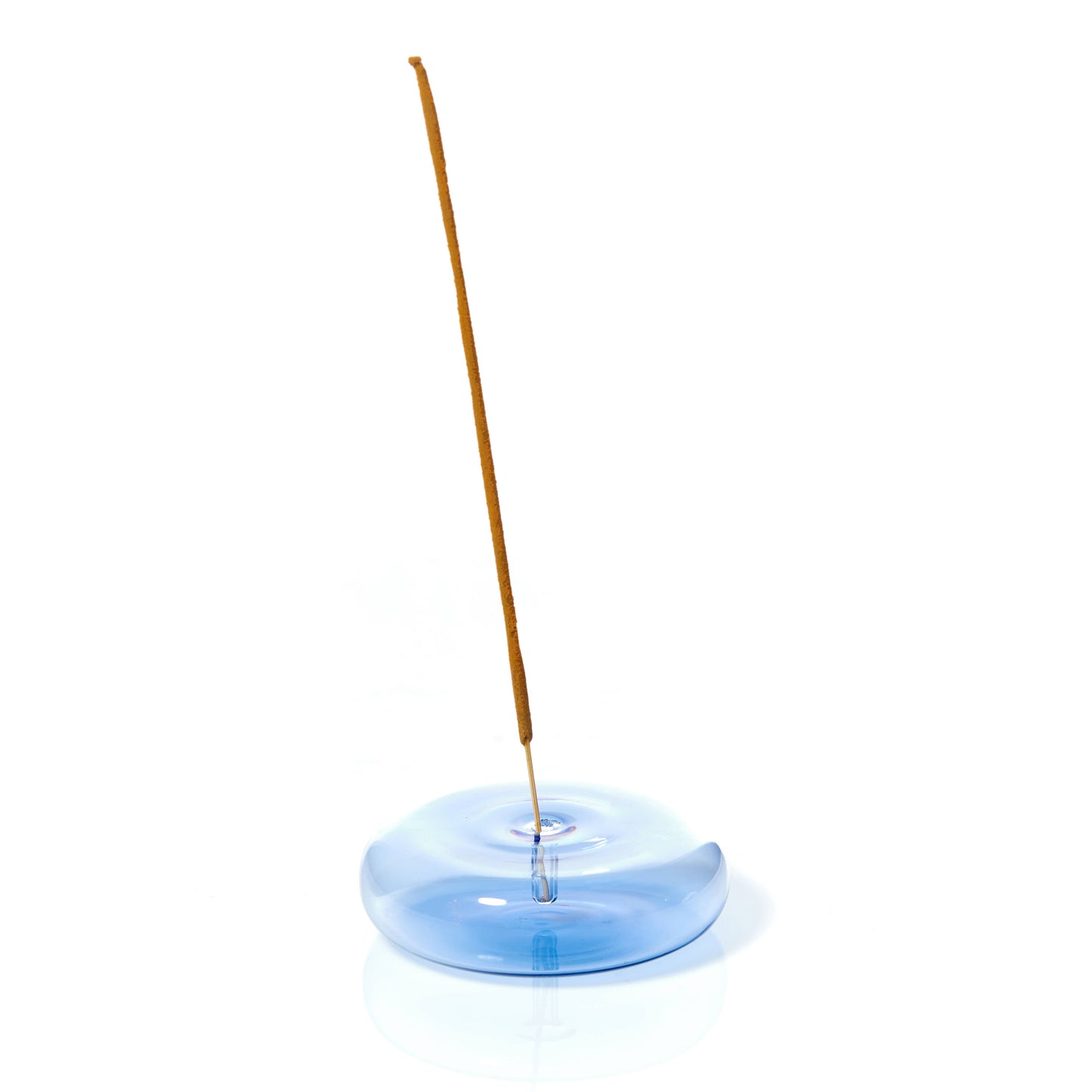 Glass Incense Holder - Blue