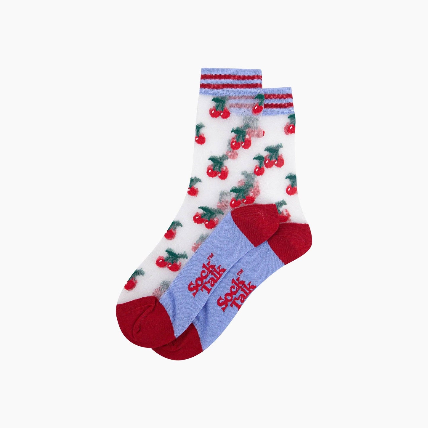 Cherry Sheer Socks