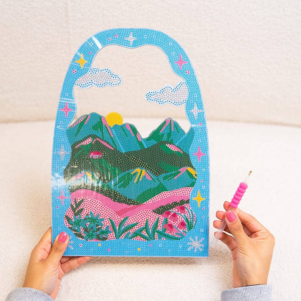 Valley of Dreams - Diamond Painting Mirror Wall Hanging Kit