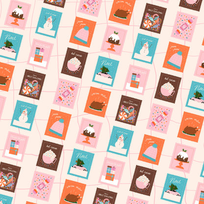 Snail Mail Christmas Wrapping Paper | Seasonal Gift Wrap