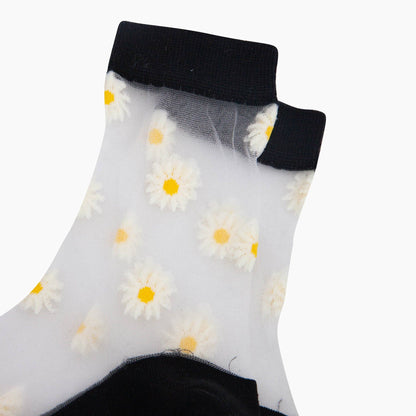 Daisy Sheer Socks