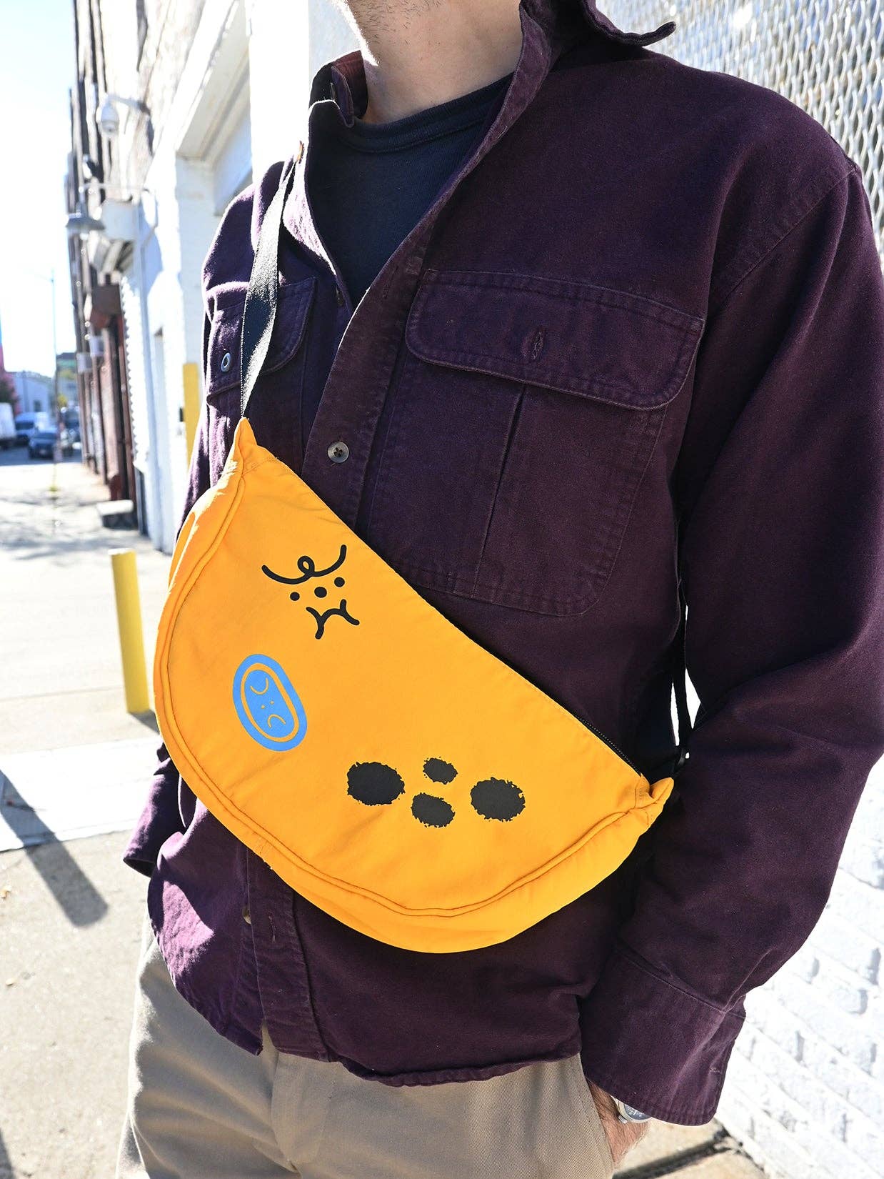 "Bad-nana" Crescent Bag