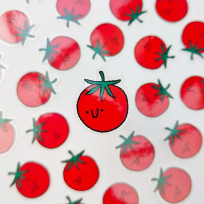 Happy Tomato - Fruit & Vegetable Vinyl Sticker