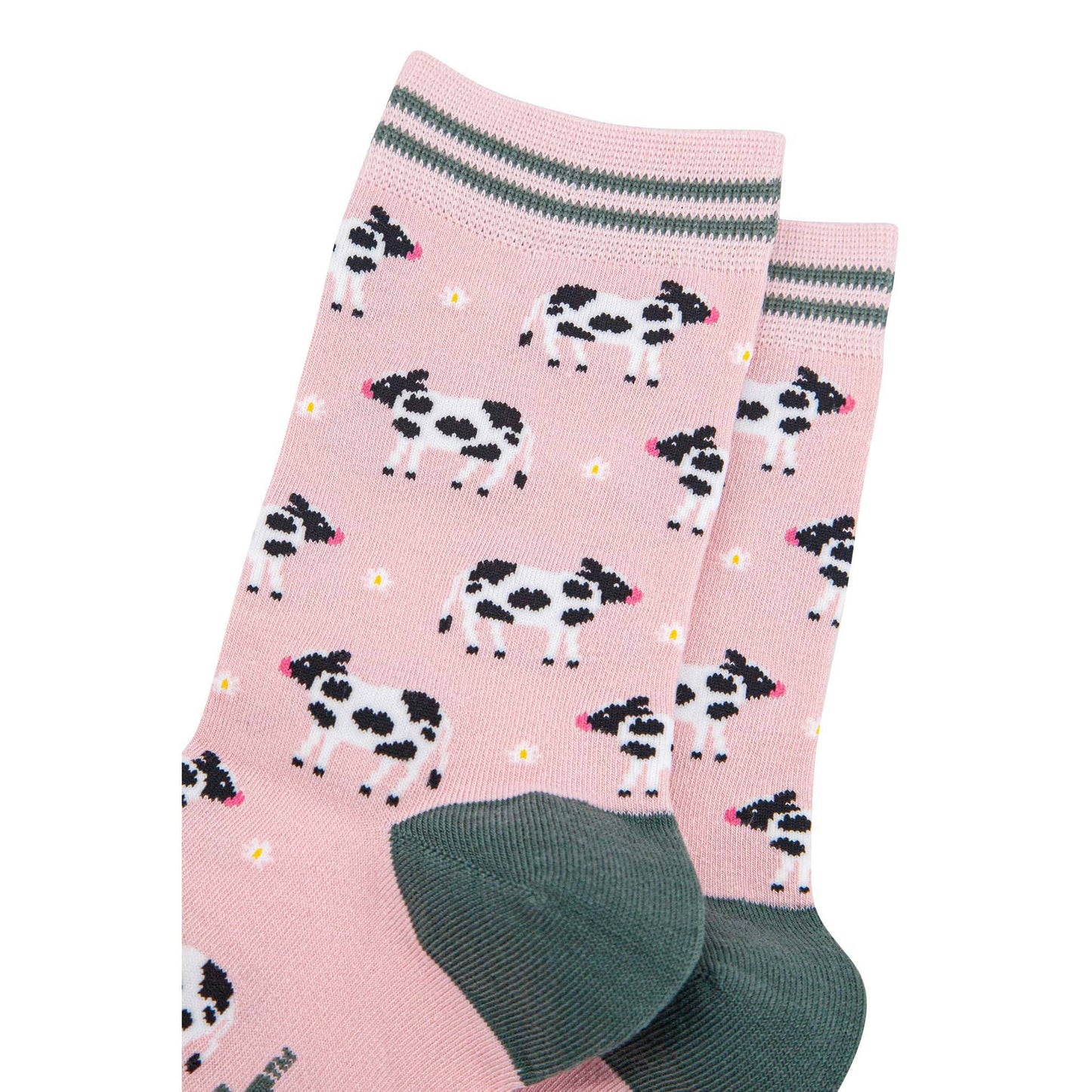 Pink Cow Socks