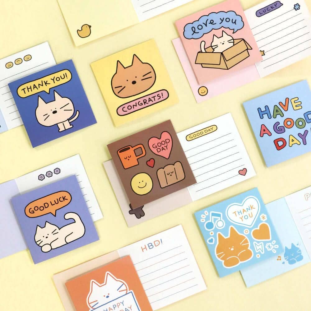 Doodle Mini Card Set – 24 Note Cards and Envelopes