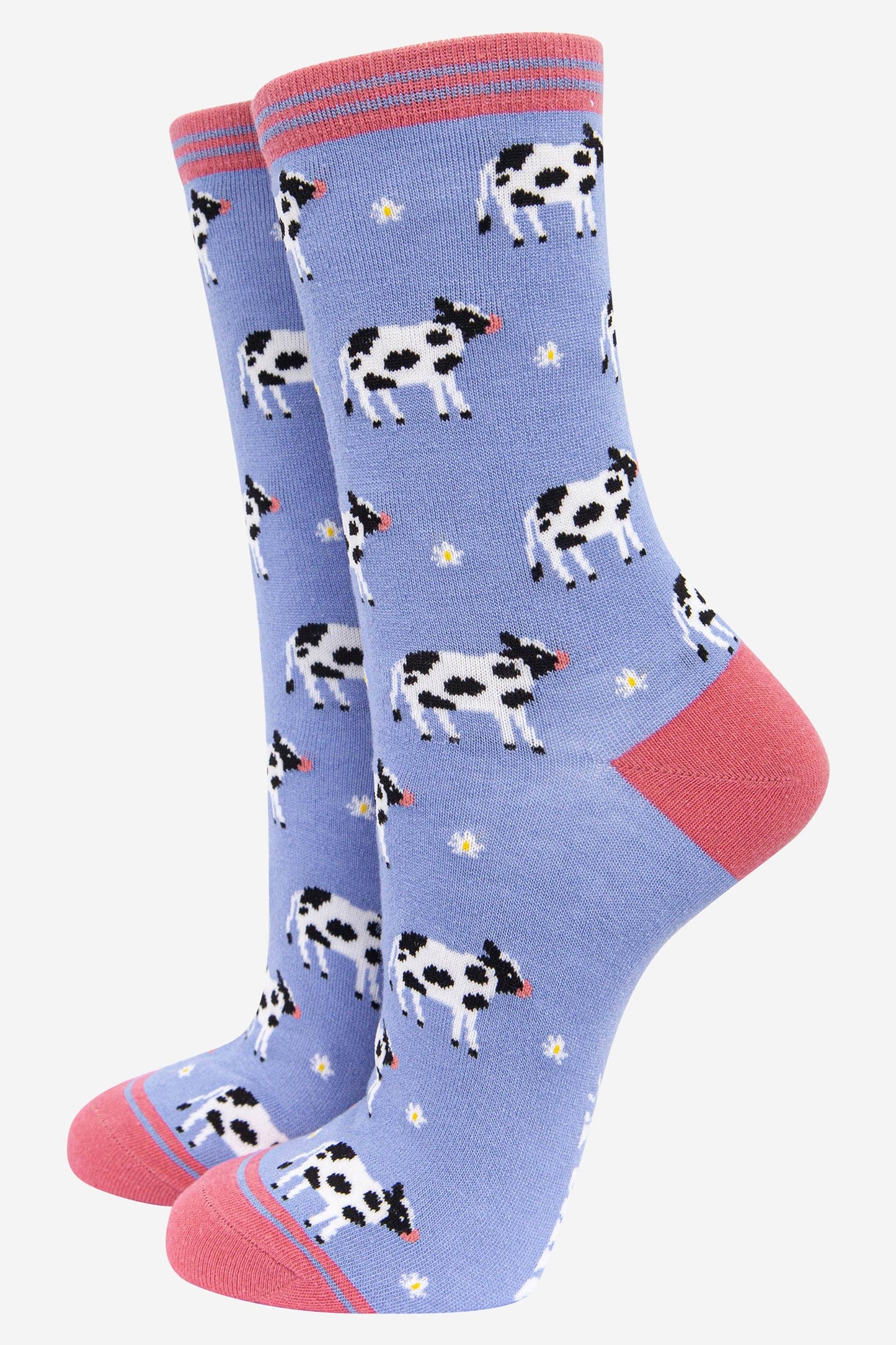Blue Cow Socks