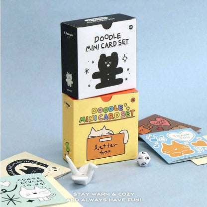 Doodle Mini Card Set – 24 Note Cards and Envelopes