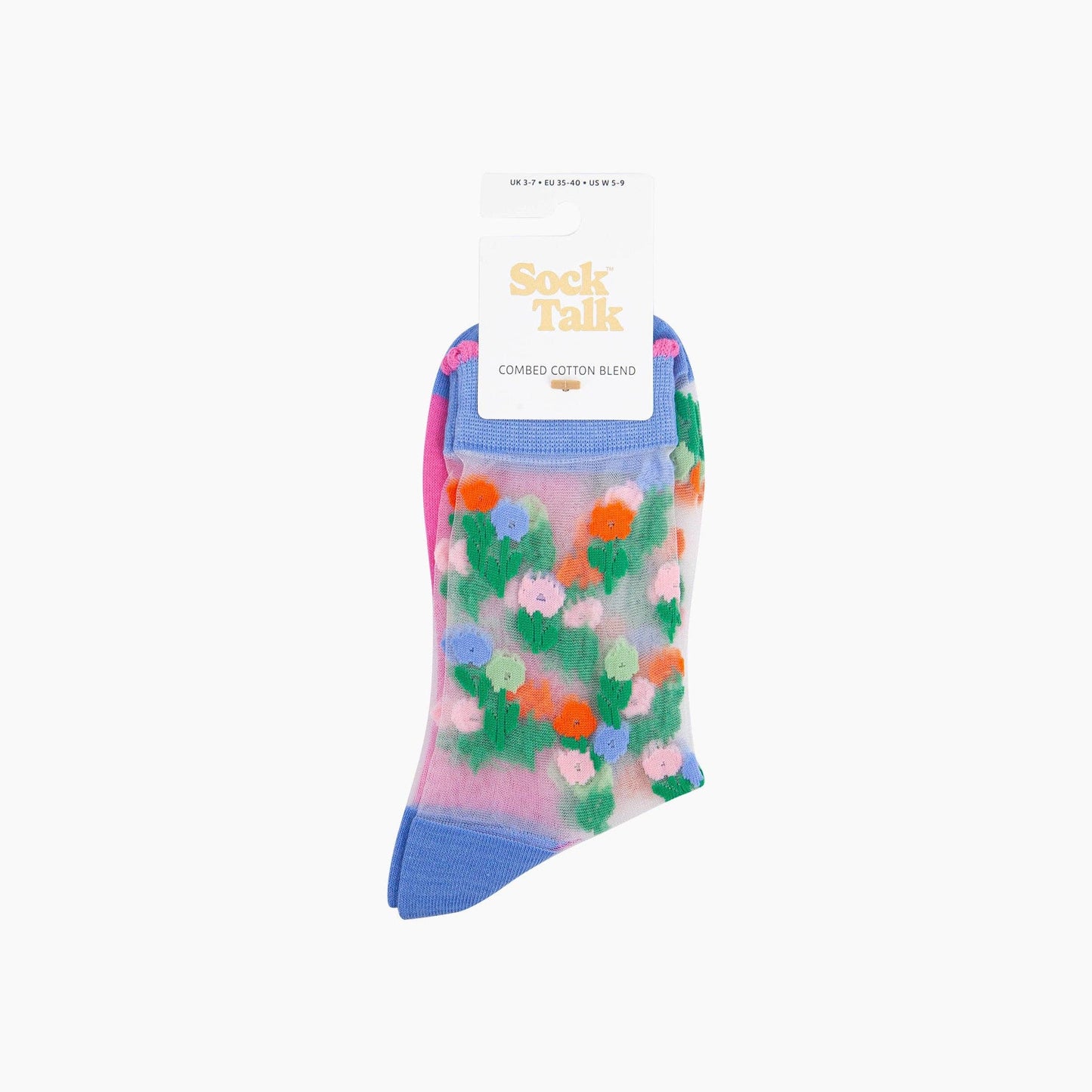 Floral Sheer Socks