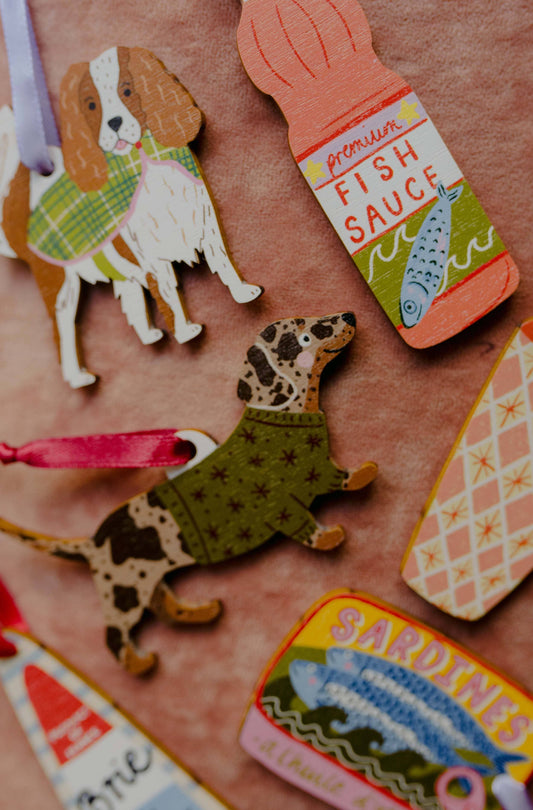 Dapple Dachshund Decoration