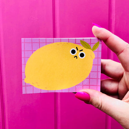 Bitter Lemon Note Pad