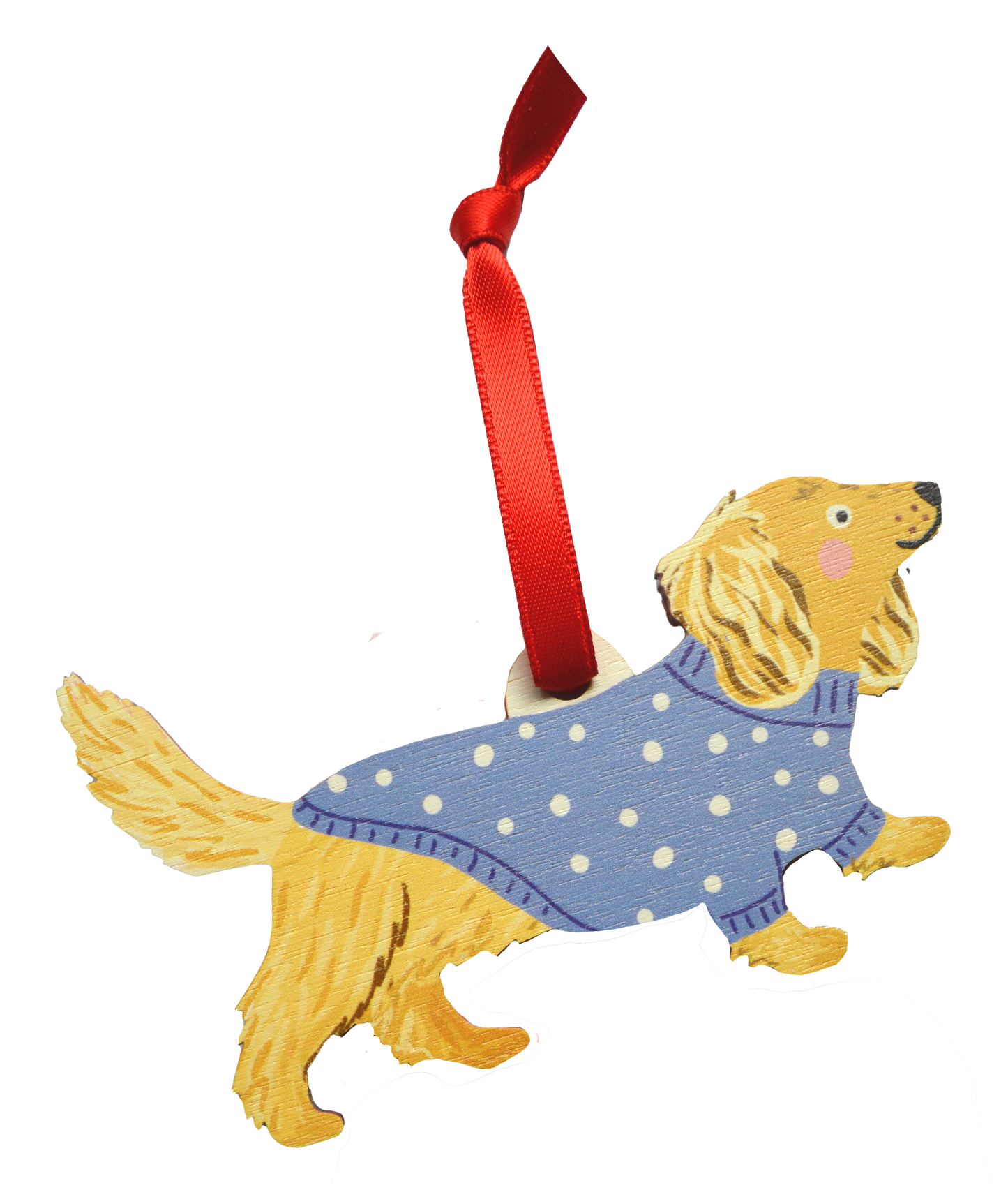 Long Haired Dachshund Decoration