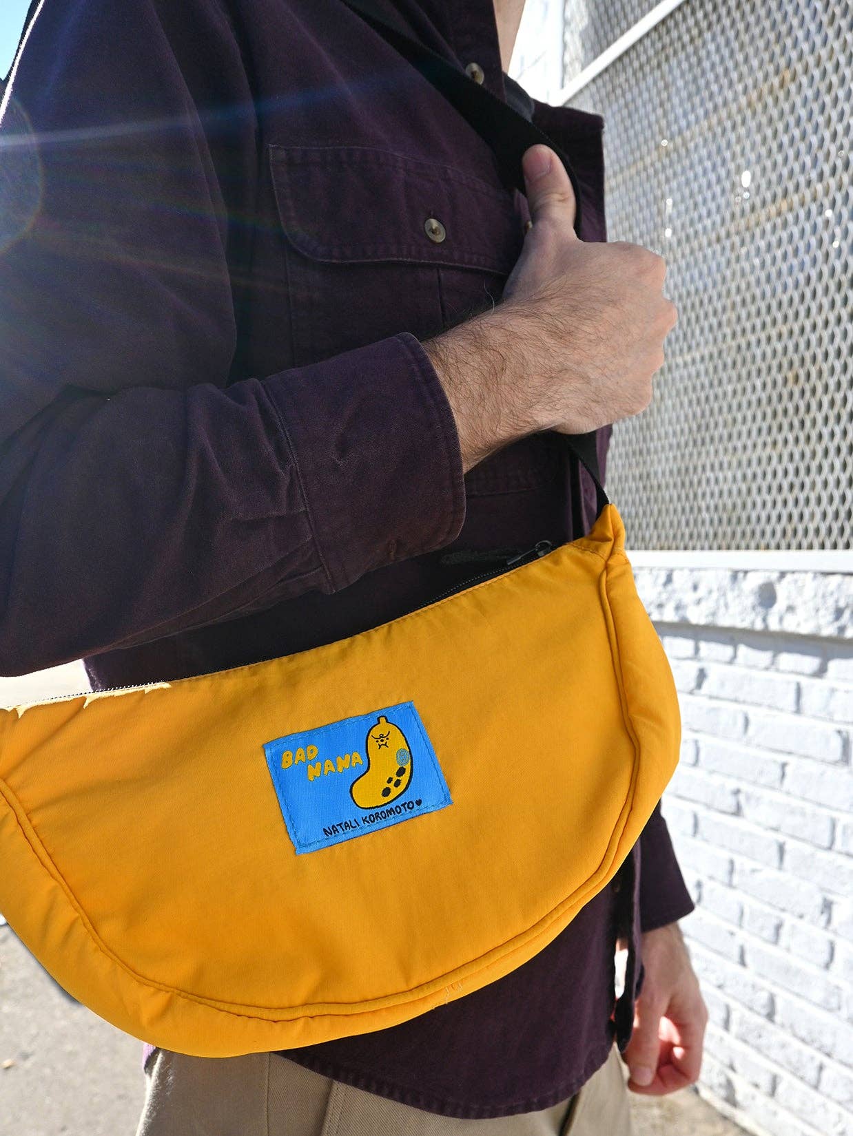 "Bad-nana" Crescent Bag