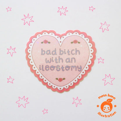 Bad Bitch Stickers - Pink