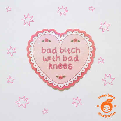 Bad Bitch Stickers - Pink