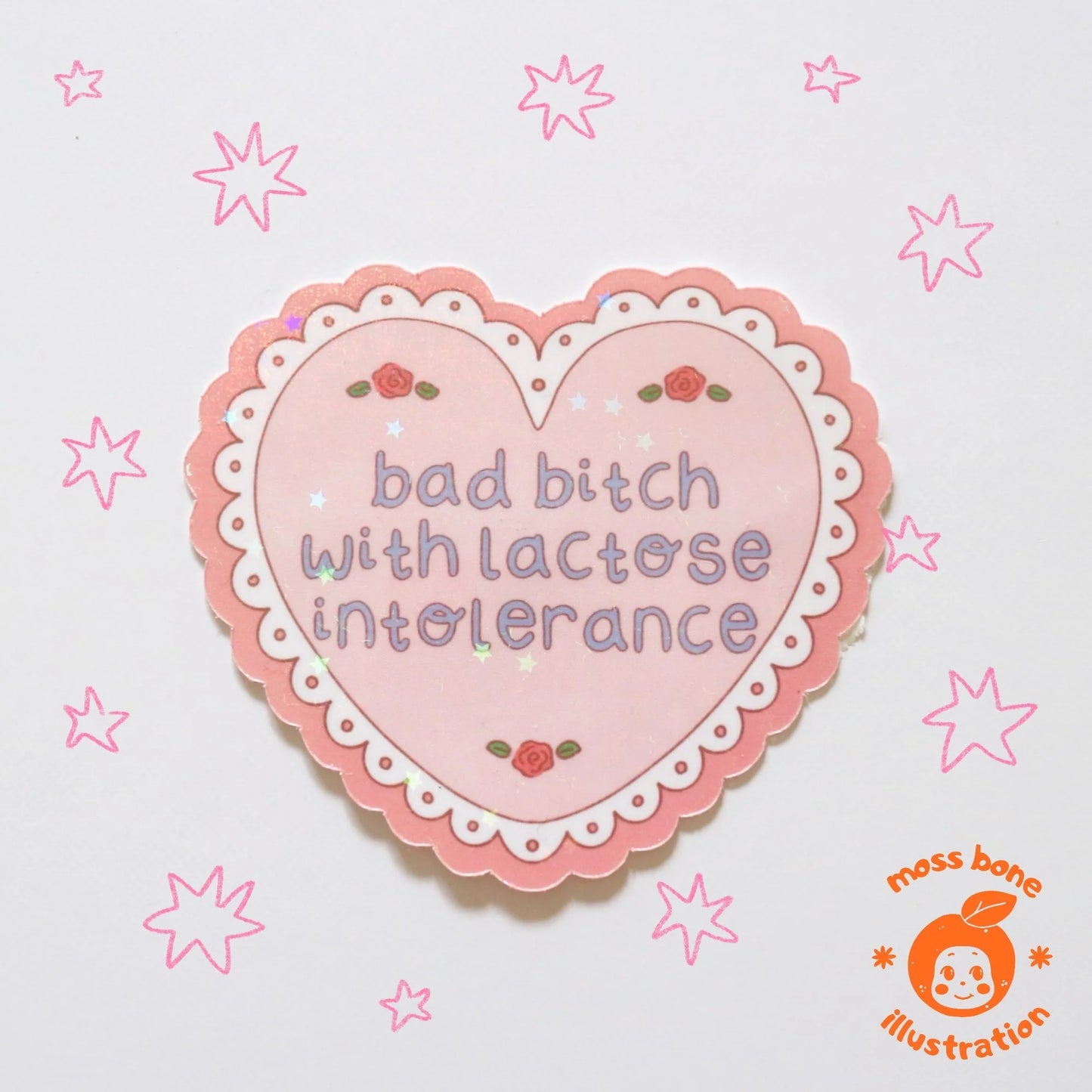 Bad Bitch Stickers - Pink