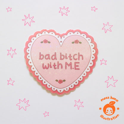 Bad Bitch Stickers - Pink