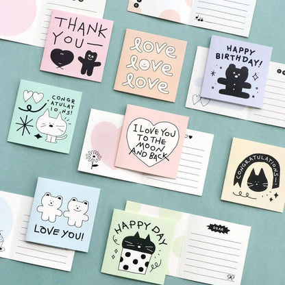 Doodle Mini Card Set – 24 Note Cards and Envelopes