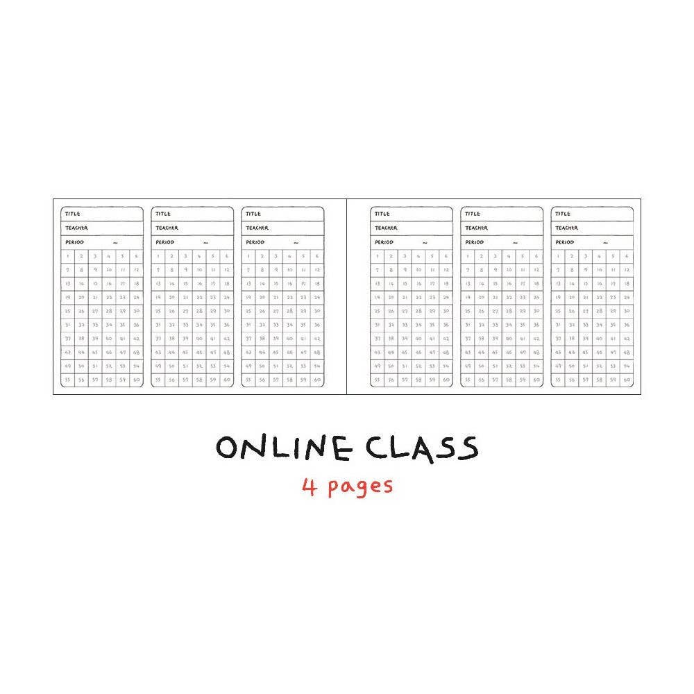 Doodle 6 Months Study Planner