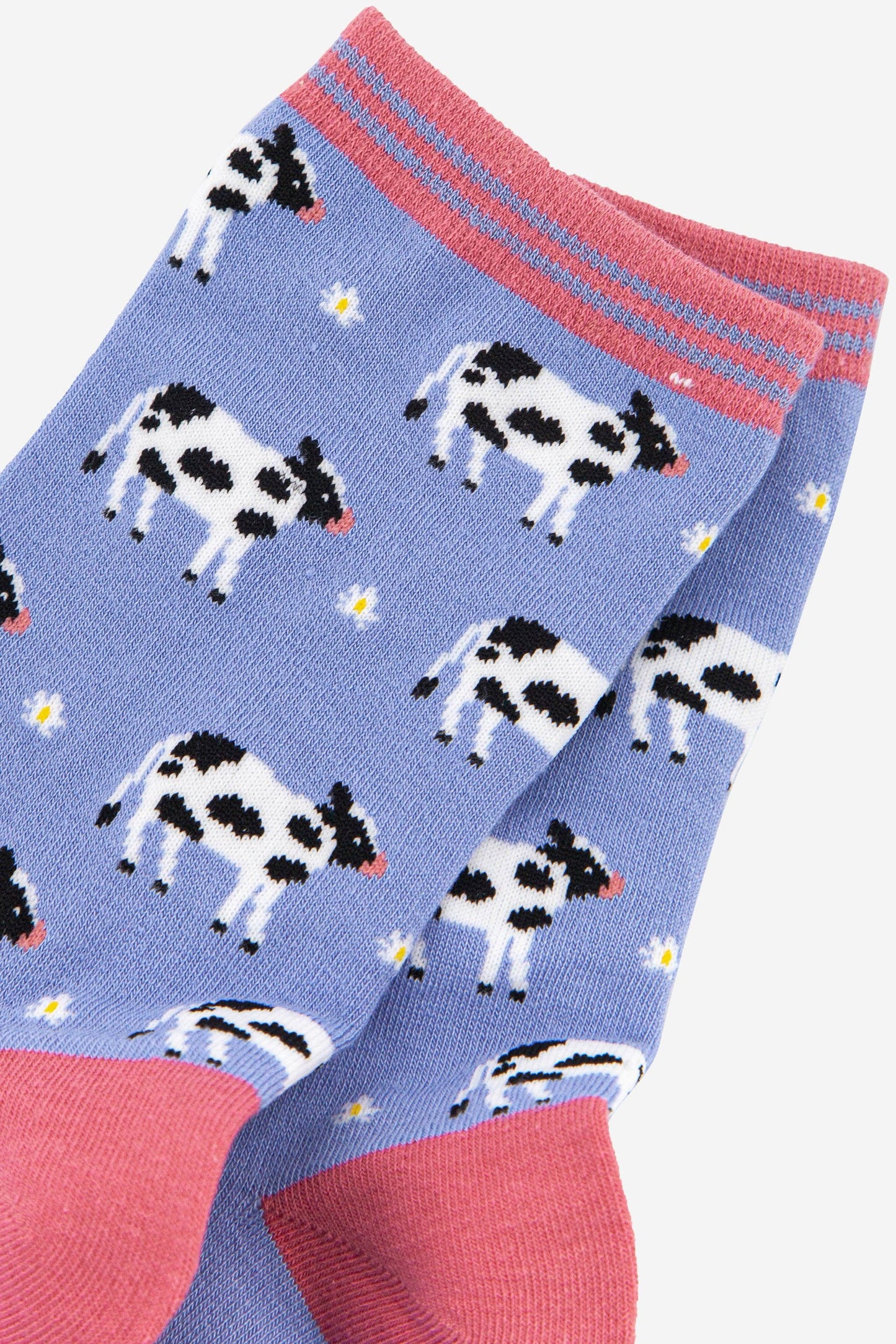 Blue Cow Socks