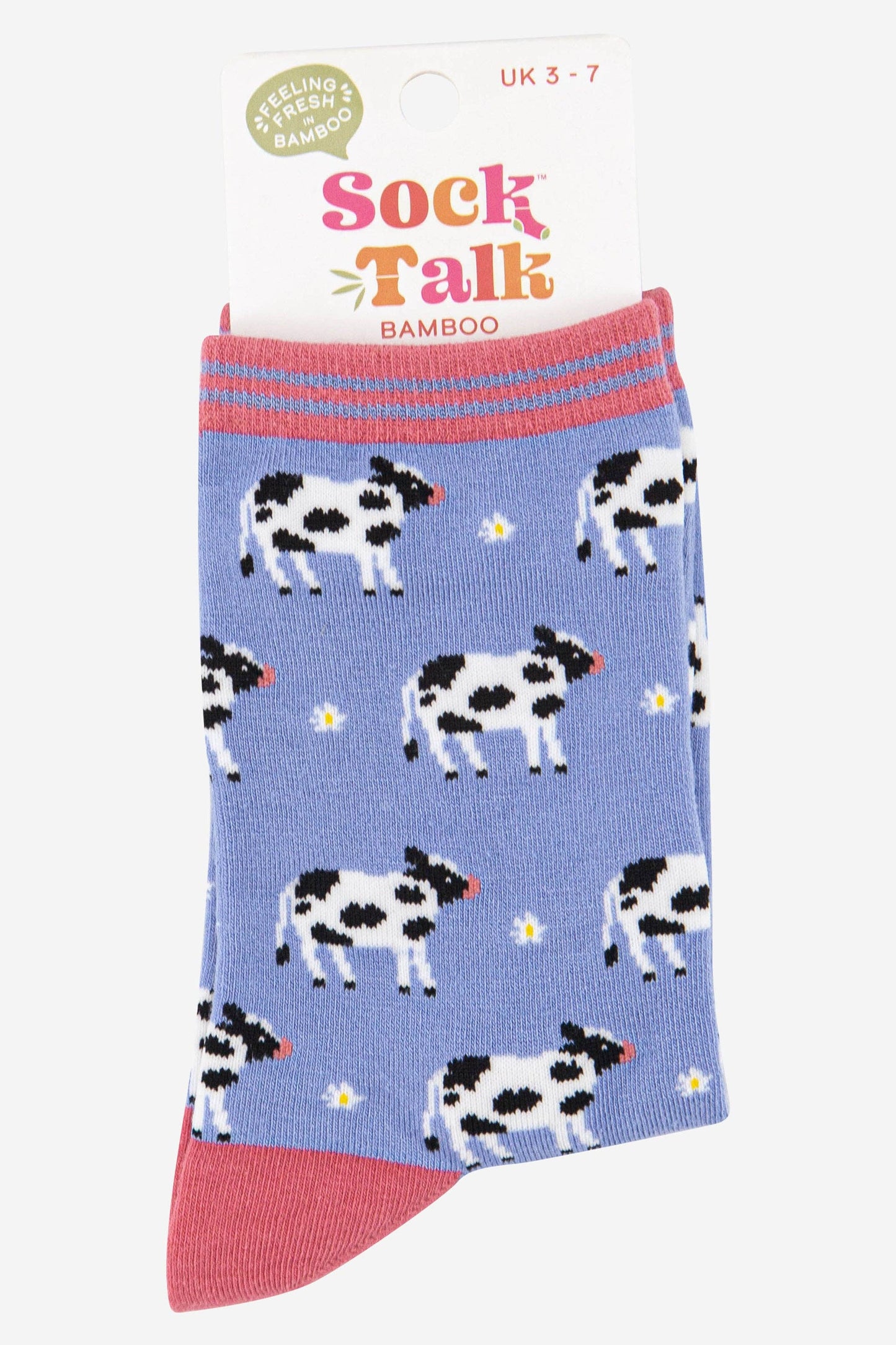 Blue Cow Socks