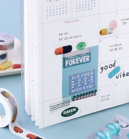 Pill Washi Tape