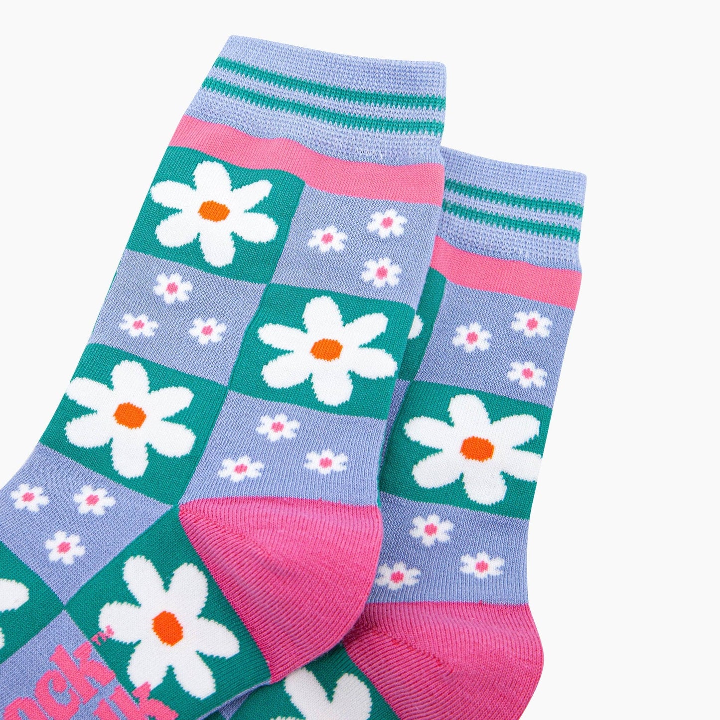 Blue Flower Socks