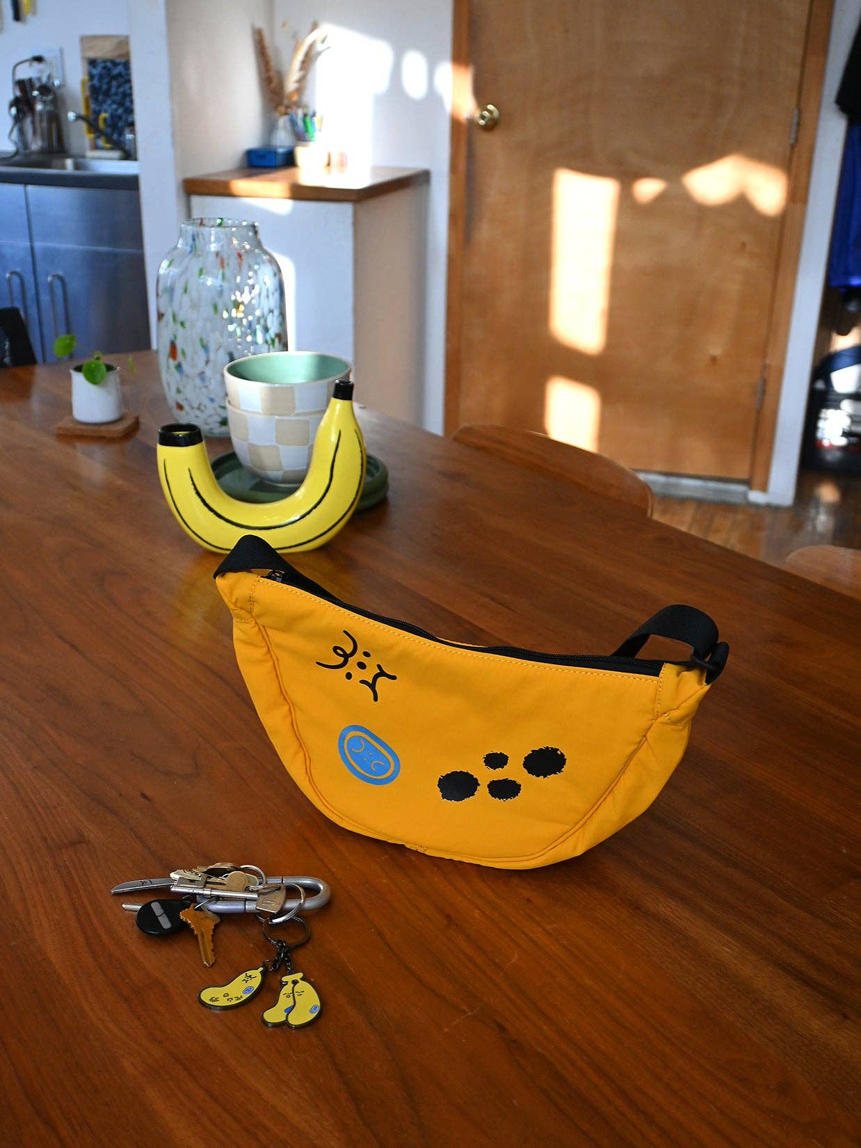 "Bad-nana" Crescent Bag