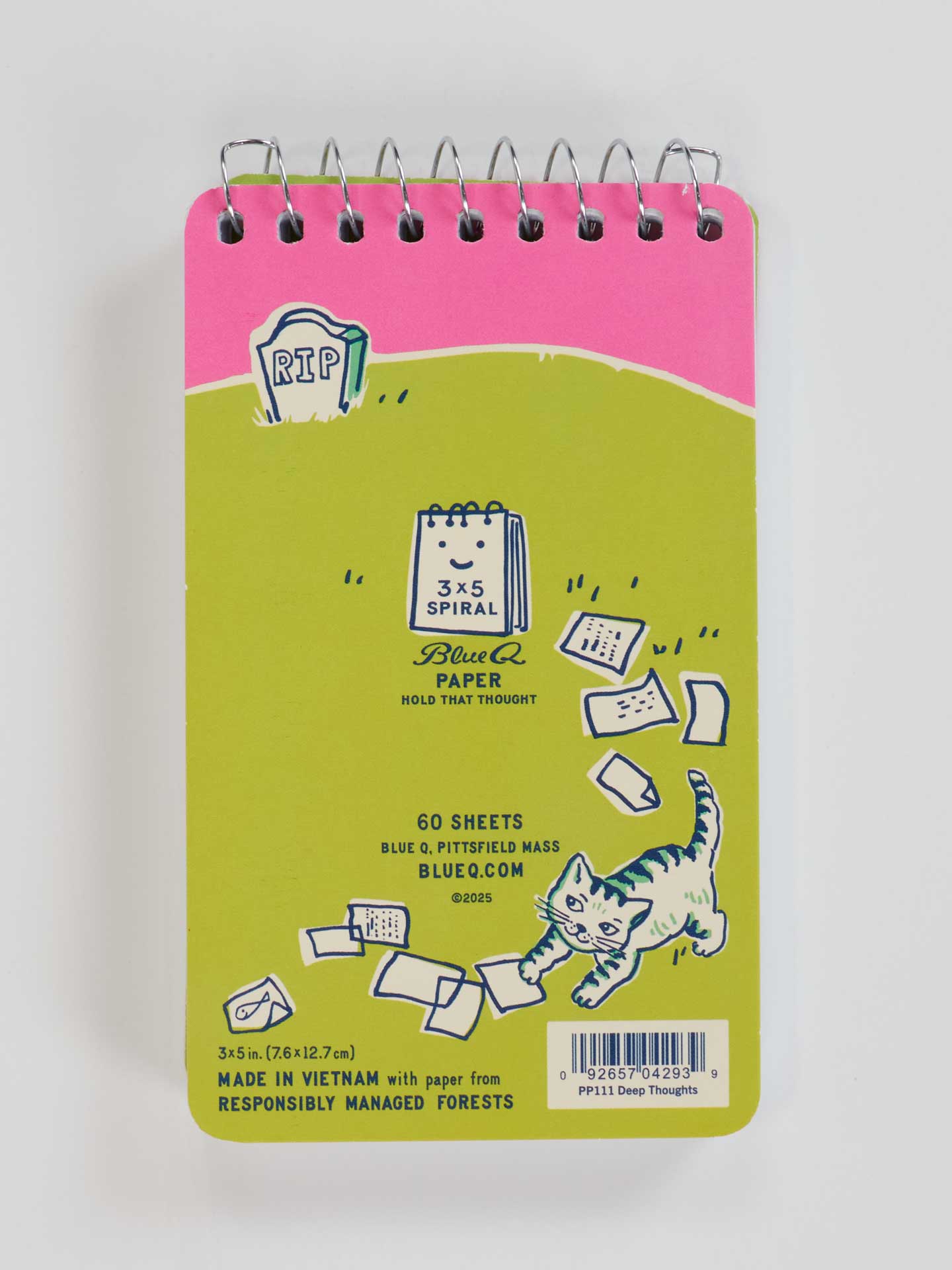 Deep Thoughts For My Cat to Inherit Notebook