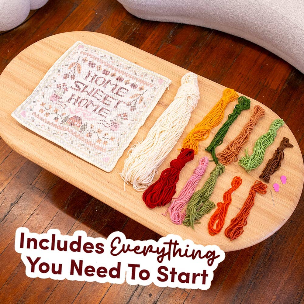 HOME SWEET HOME - Tapestry Needlepoint Cushion Kit