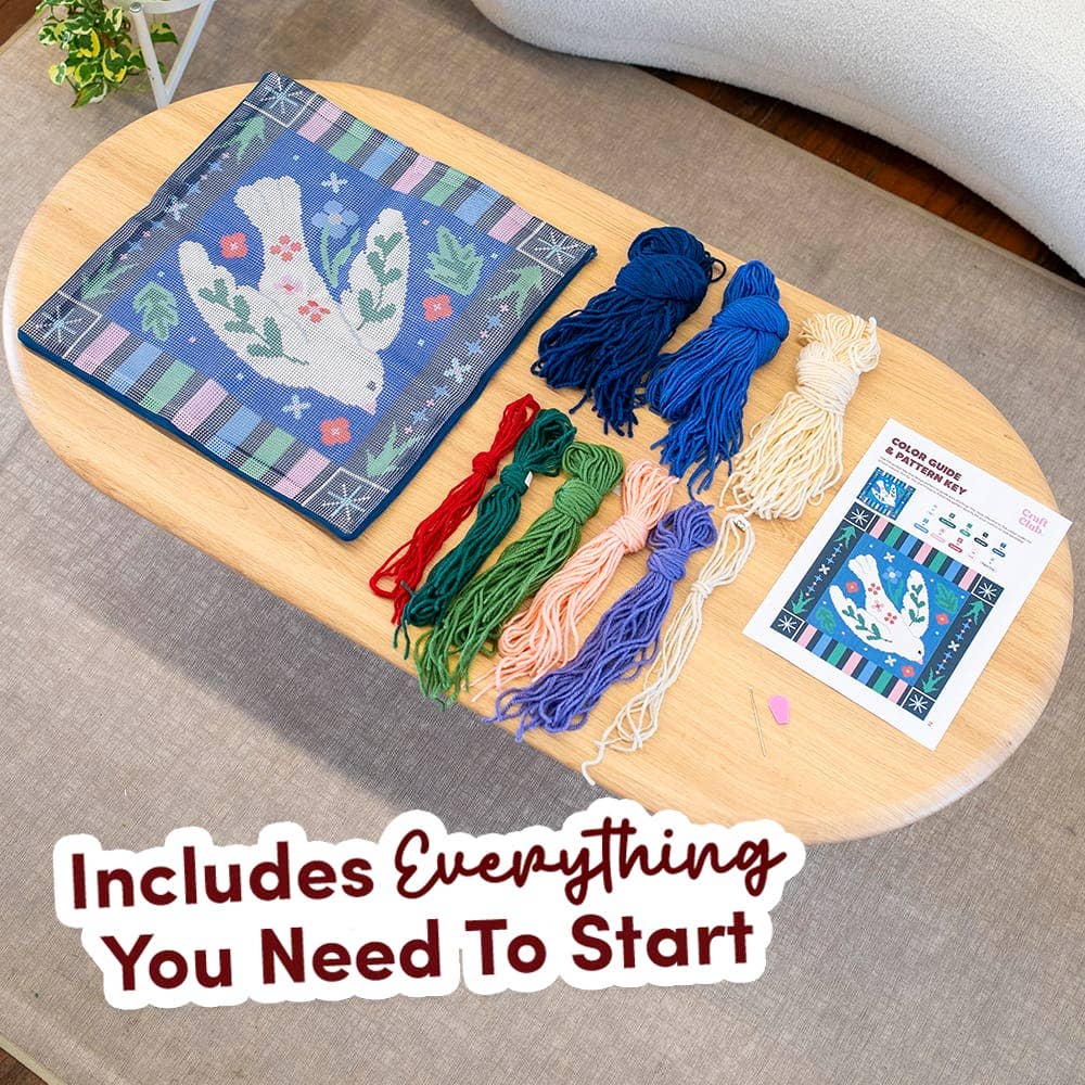 DARLING DOVE - Tapestry Needlepoint Cushion Kit