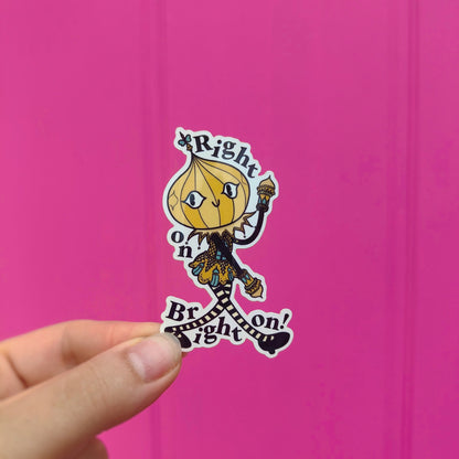 Right On, Brighton! Pavvy The Pavilion Girl - Vinyl Sticker - Wholesale Case of 6 Units