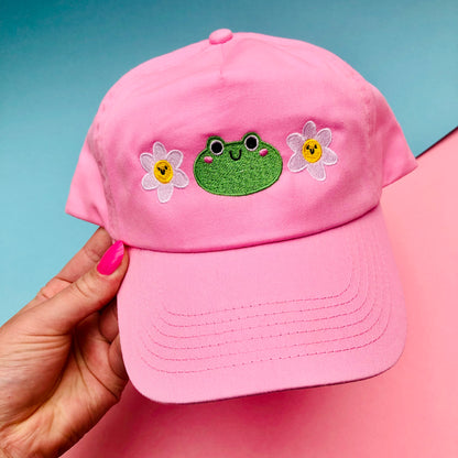 Pink Frog Hat