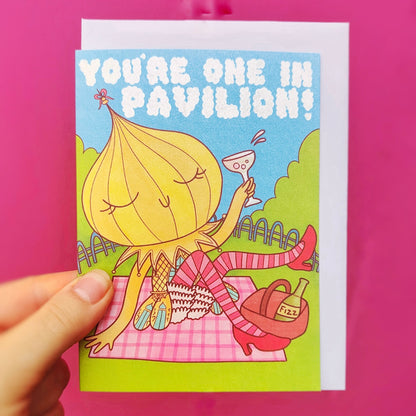 One in Pavilion Brighton Valentines Day Greetings Card