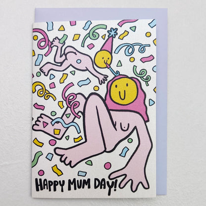 Happy Mum Day - New Baby Mother’s Day Greetings Card