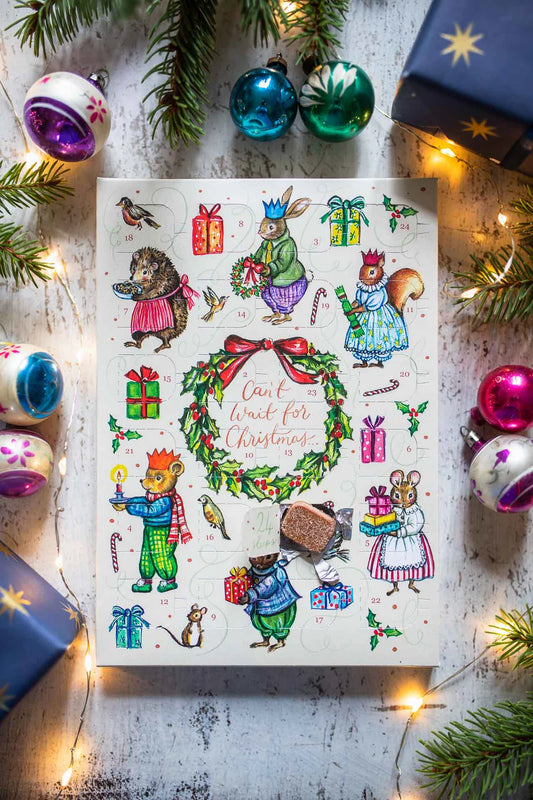 Vintage Critters Mini Chocolate Advent Calender
