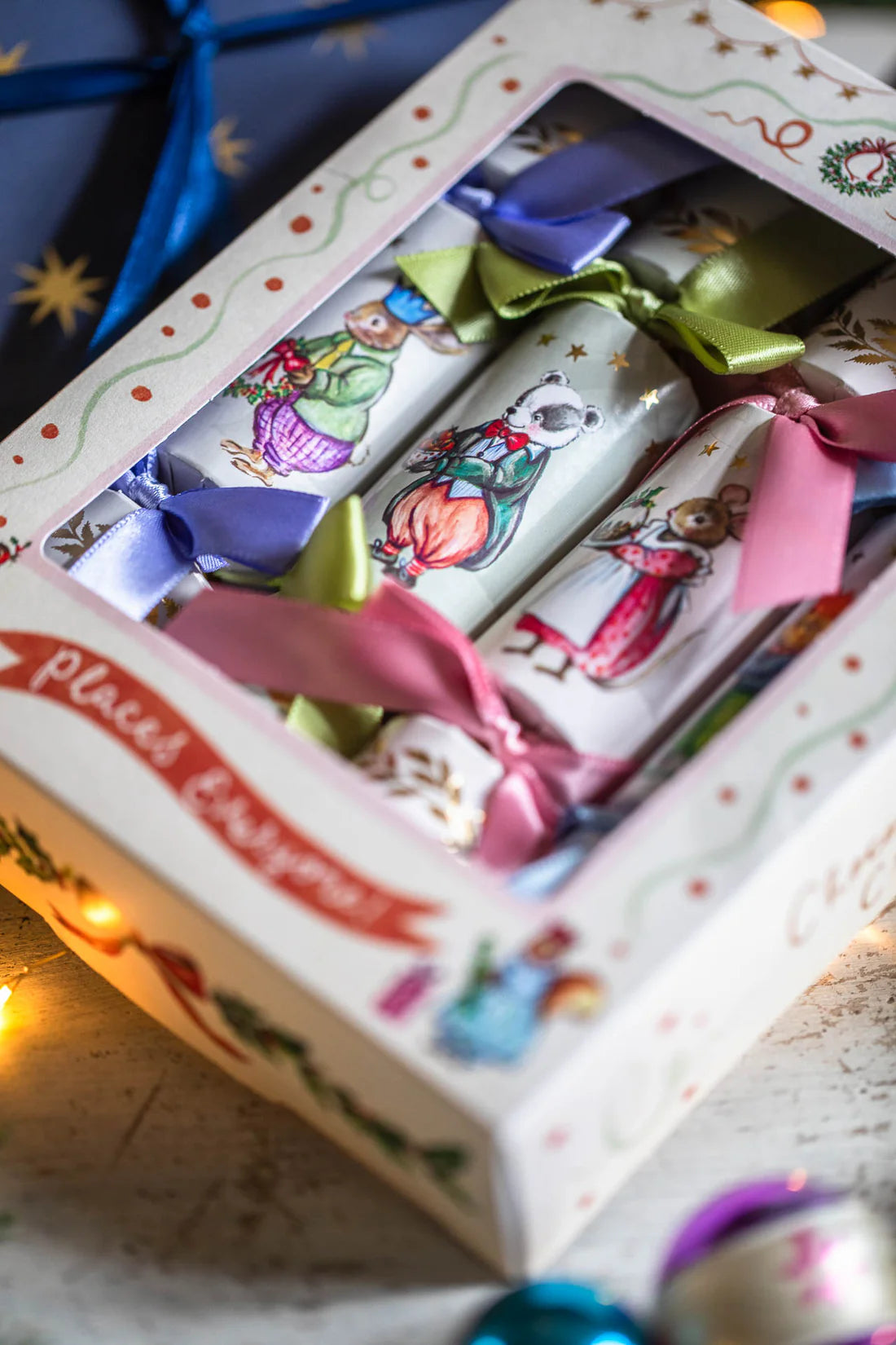 Chocolate Truffle Christmas Crackers - Vintage Critters