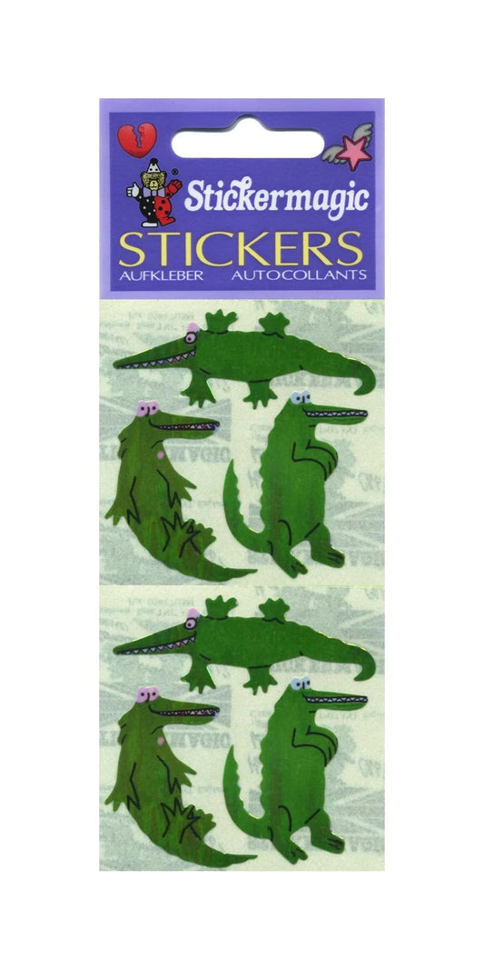 Crocodiles Pearly Sticker Sheet