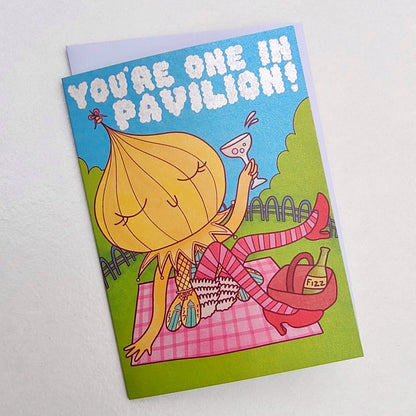 One in Pavilion Brighton Valentines Day Greetings Card