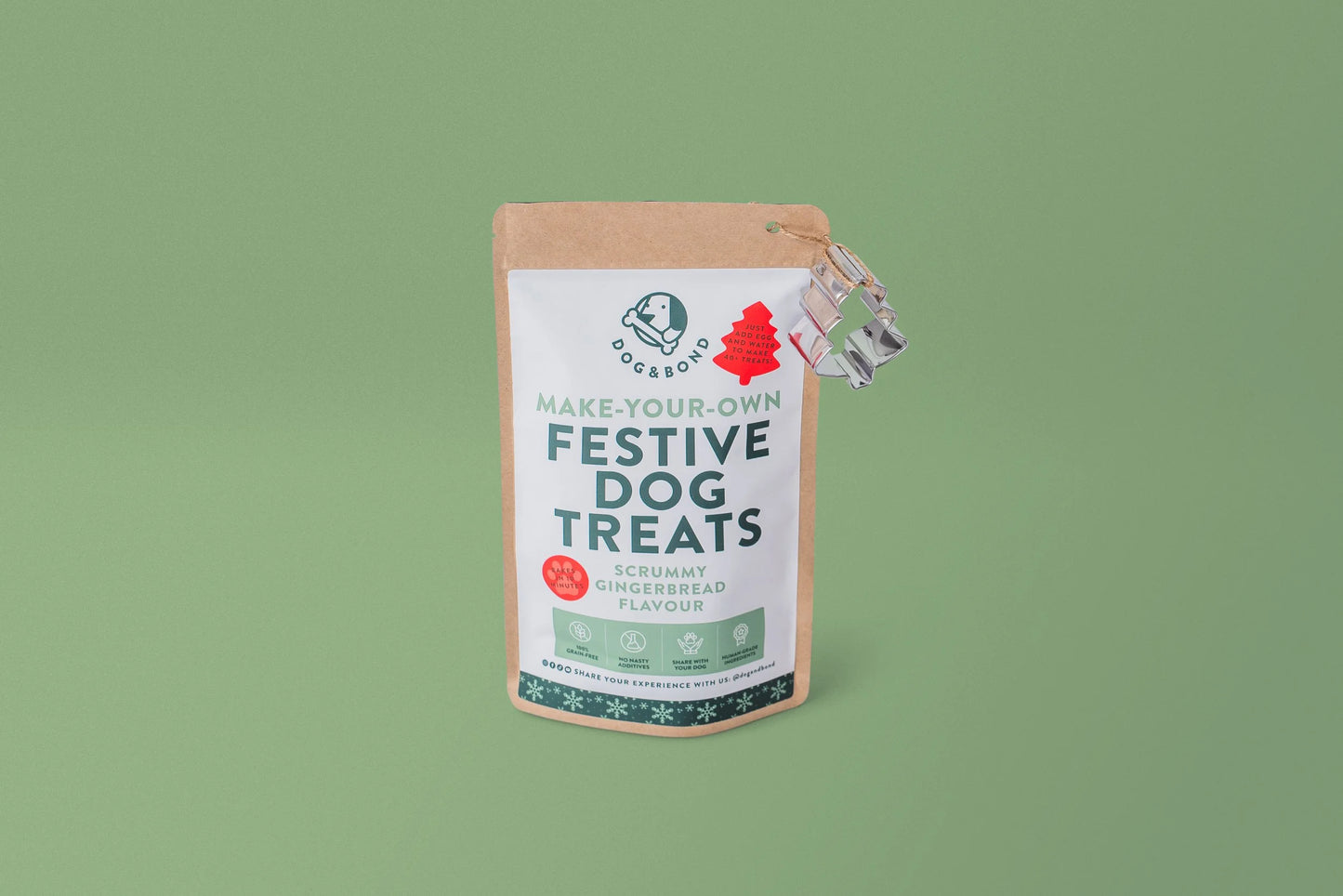 Bake-Your-Own Christmas Dog Treats: Scrummy Gingerbread Flavour