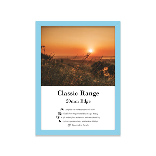 Light Blue Picture Frame A5 A4 A3
