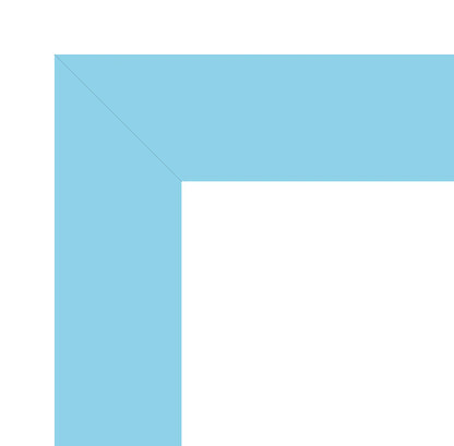 Light Blue Picture Frame A5 A4 A3
