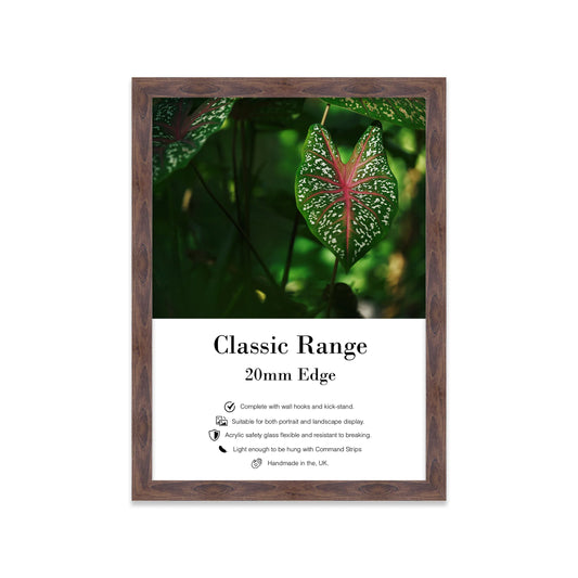 Walnut Picture Frame A5 A4 A3