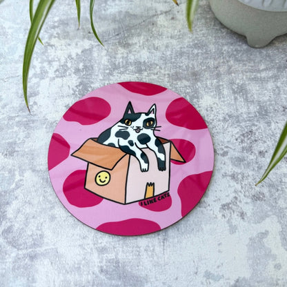 Cat Box Coaster