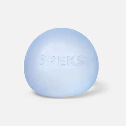 A single light blue oval-shaped gel pad with the brand name 'SPEKS' embossed on the front, set against a clean white background.