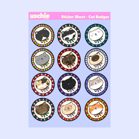 Cats Sticker Sheet