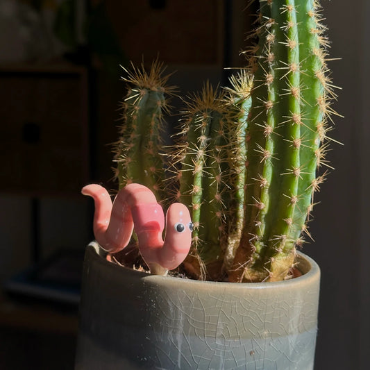 Wiggly Worm Plant Pot Pal