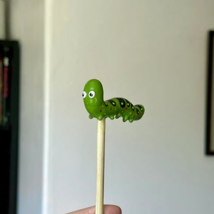 caterpillar plant pot pal